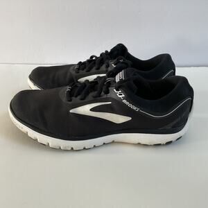 Brooks 1202621B048 Pure Flow 7 Black Running Shoes Sneakers 8 B Womens